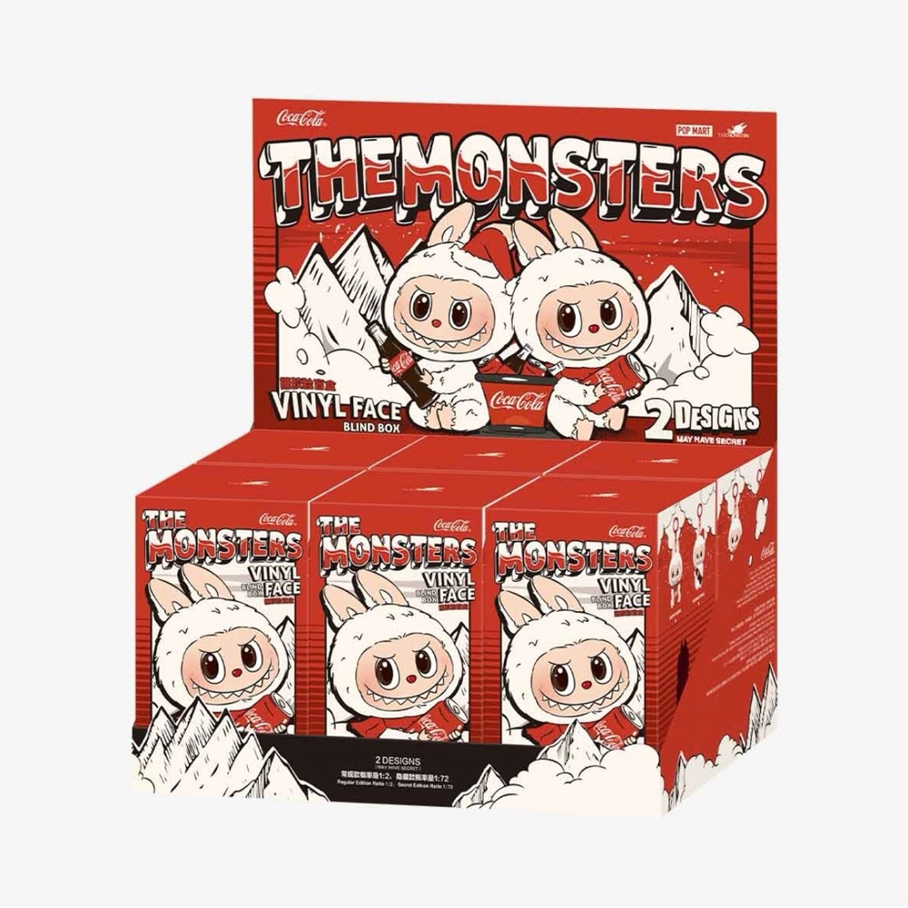 LABUBU COCA-COLA SERIES Vinyl Face Blind Box 1 Single Box The Monsters - Picture 9 of 15